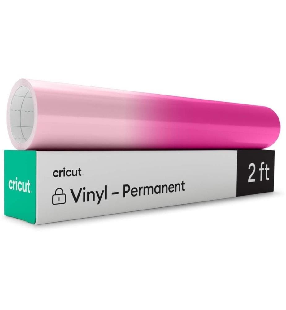 CRICUT - Vinylfolie Kälteaktiviert 30 x 60 cm, Hellpink/Magenta