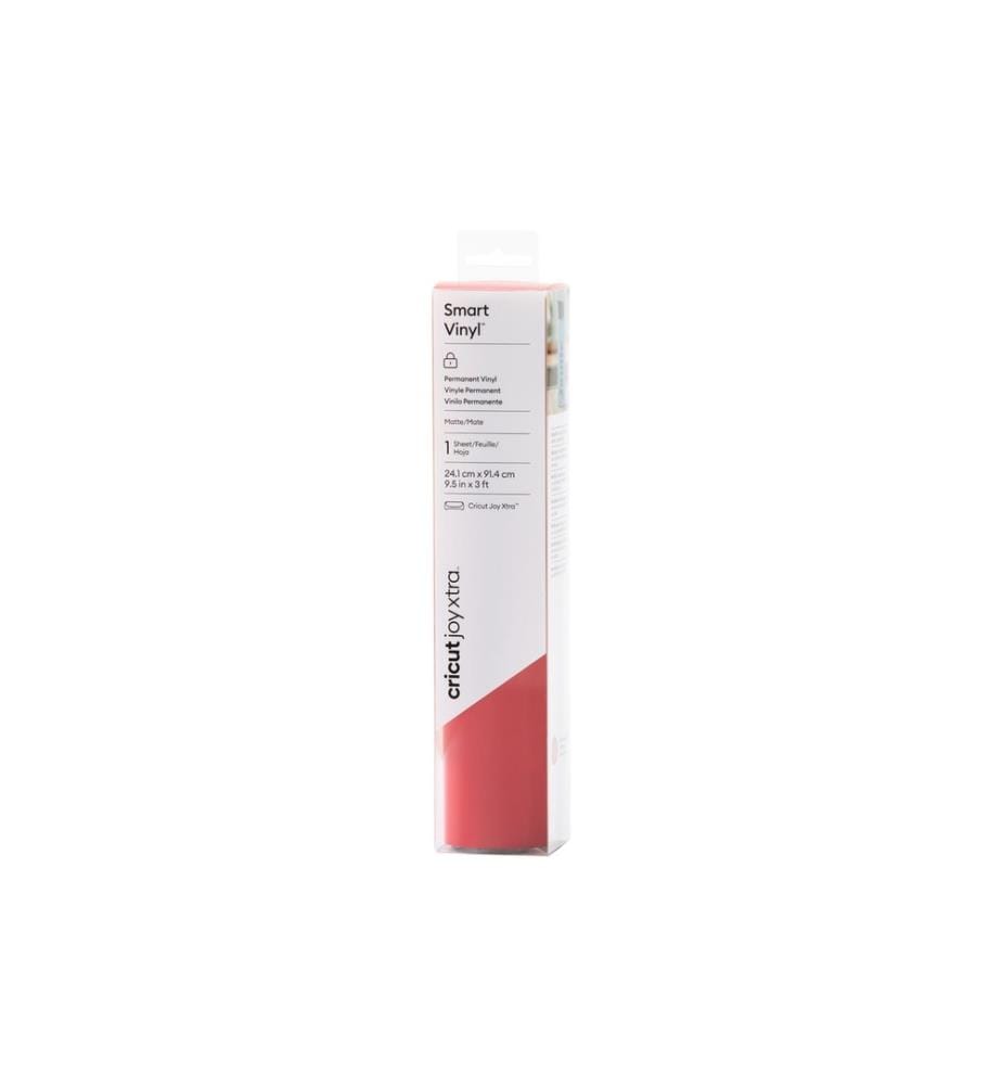 CRICUT - Vinylfolie Joy Xtra Smart permanent 24.1 x 91.4 cm, Rot