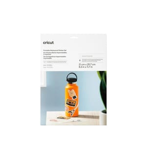 CRICUT - Stickerpapier Joy Xtra A4, 6 Bogen, Transparent