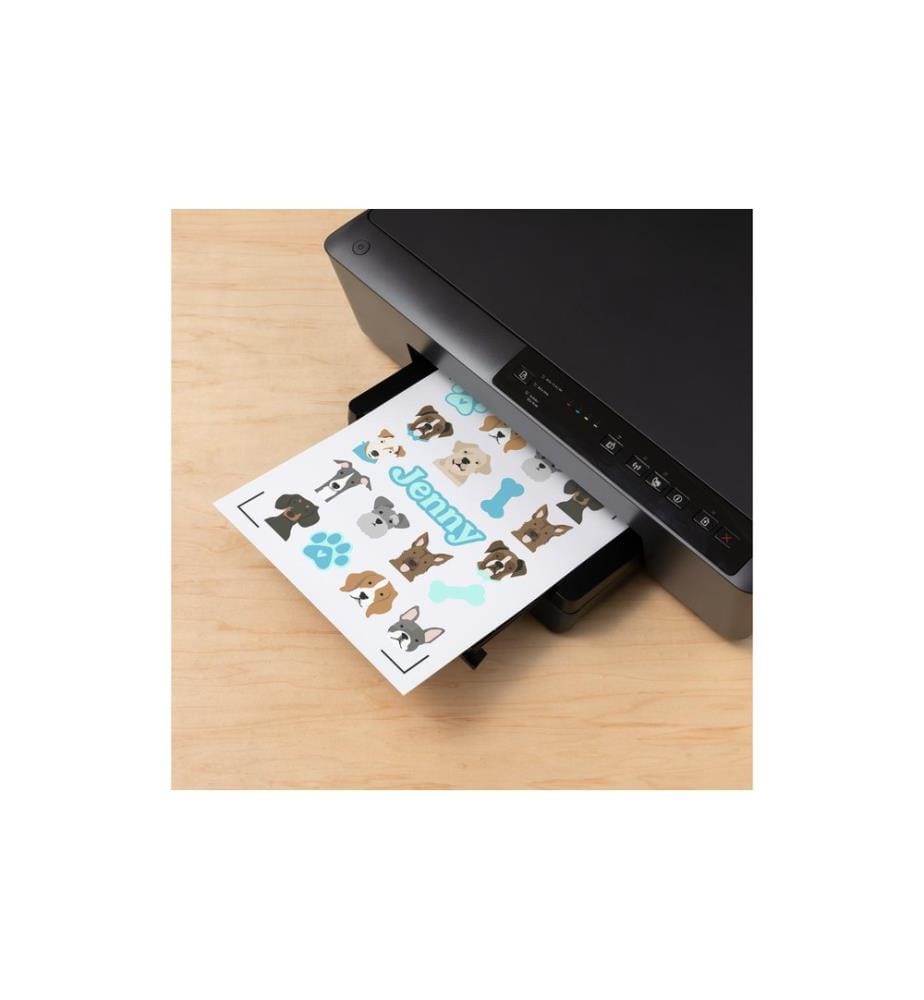 CRICUT - Stickerpapier Joy Xtra A4, 5 Bogen, Weiss Holo