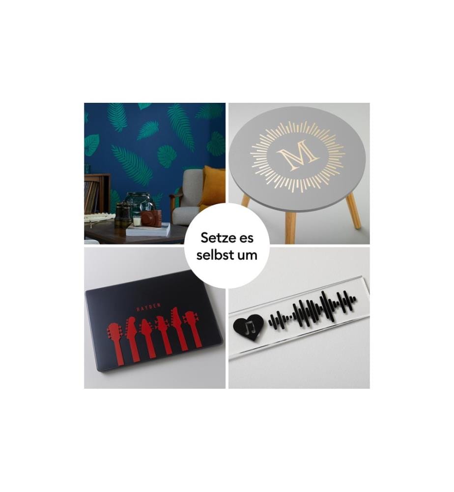 CRICUT - Film de vinyle repositionnable 30.5 x 122 cm, 1 Pièce/s, Doré