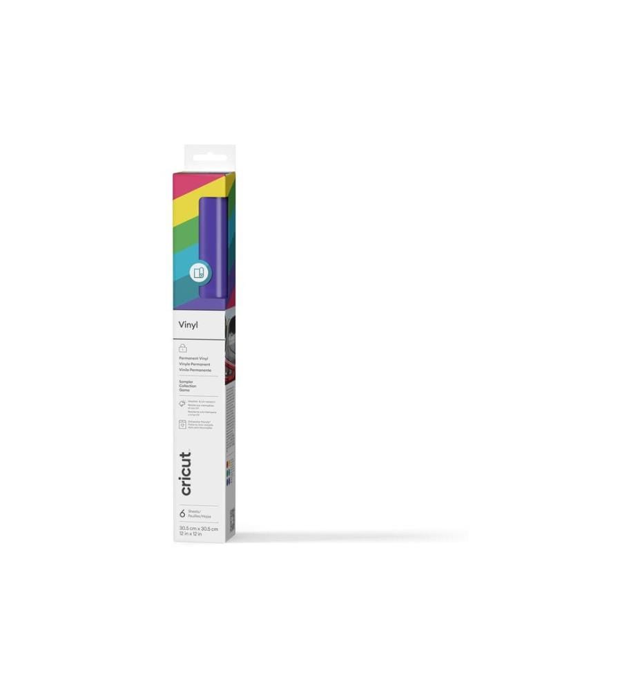 CRICUT - Vinylfolie Permanent Musterpack, 30.5 x 30.5 cm