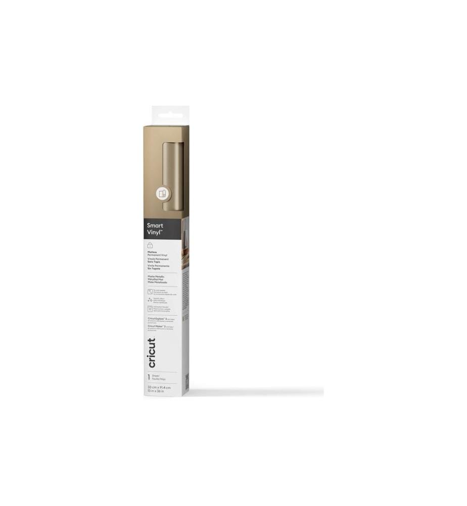 CRICUT - Vinylfolie Smart Permanent 33 x 91 cm, 1 Stück, Champagner