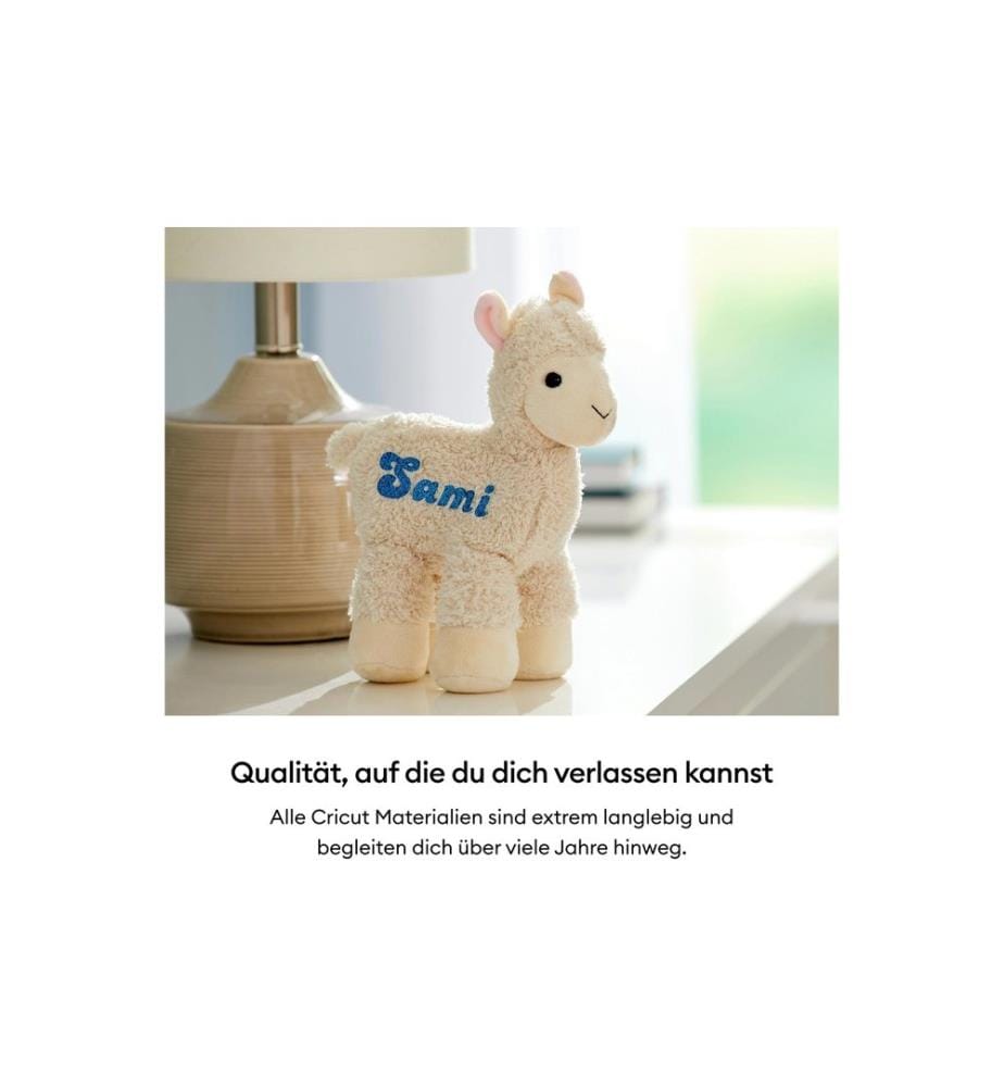 CRICUT - Aufbügelfolie Glitzer Iron-On 30.5 x 48.3 cm , Weiss