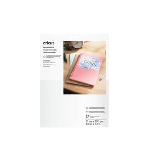 Cricut Vinile A4, 12 pezzi, Bianco