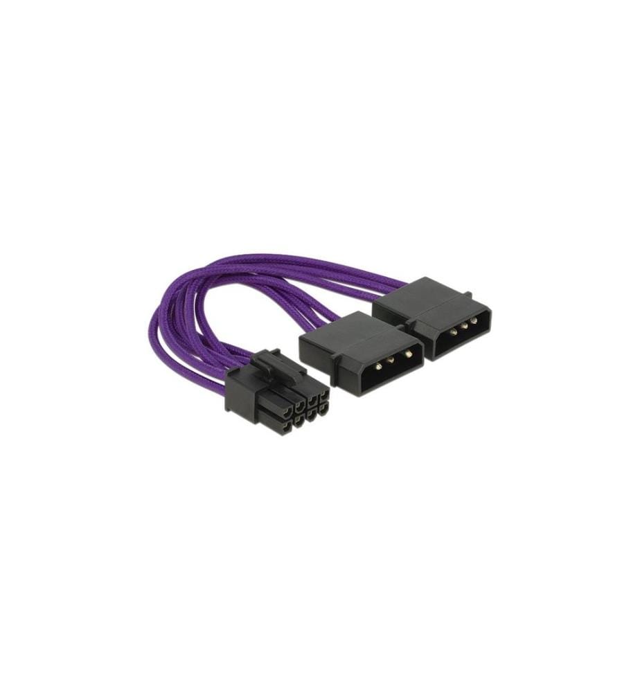 DELOCK - Adaptateur électrique 2x Molex vers 8Pin pour carte graphique, 15 cm
