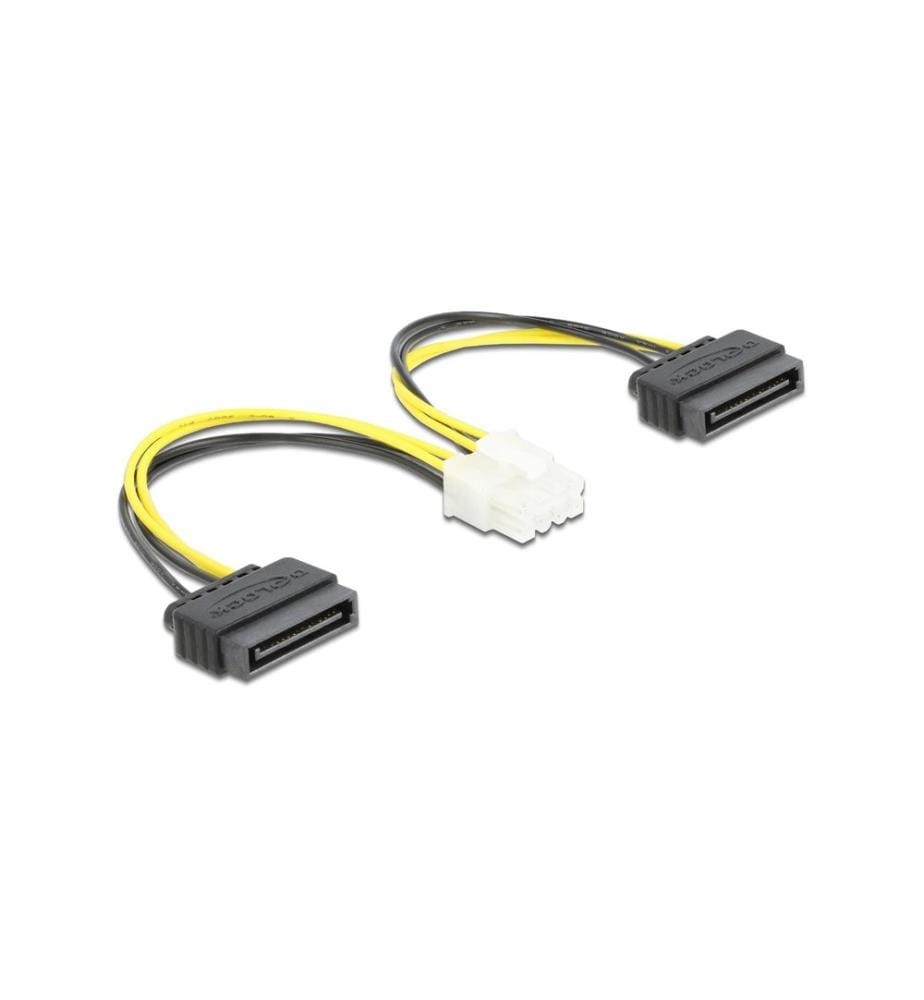 DELOCK - Stromkabel 2x SATA - 8Pin EPS 15 cm