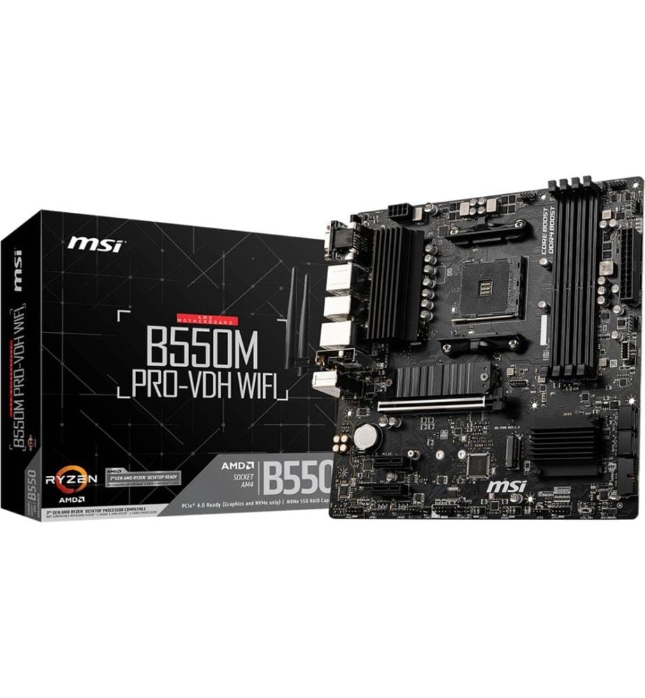 MSI - Mainboard B550M Pro-VDH WiFi