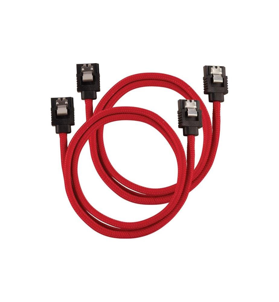 CORSAIR - Câble SATA3 Premium Set Rouge 60 cm