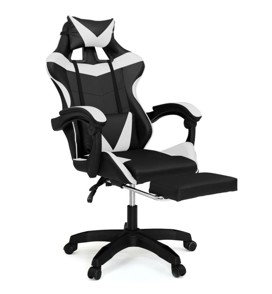 Bürostuhl 63 x 62 x 114-124 cm - Schwarz & Weiss