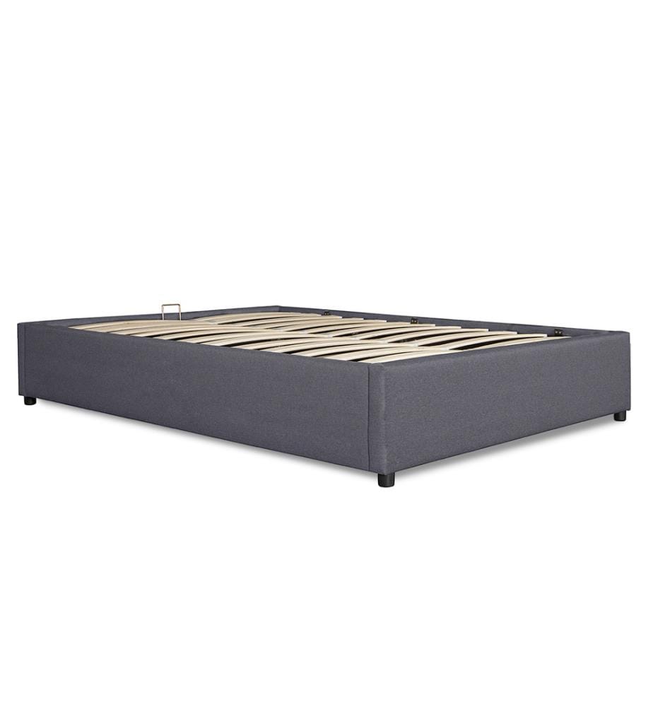 Kastenbett Otto mit Bettkasten 140x190cm - Grau