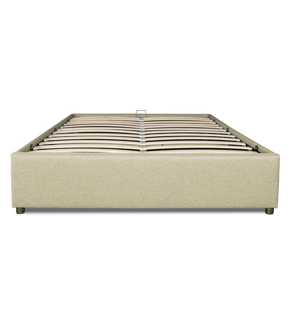 Kastenbett Otto mit Bettkasten 140x190cm - Beige