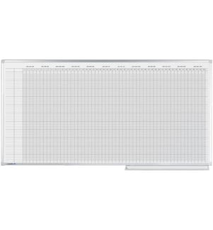 Legamaster - Tableau blanc magnétique Planificateur annuel 100 x 150 cm