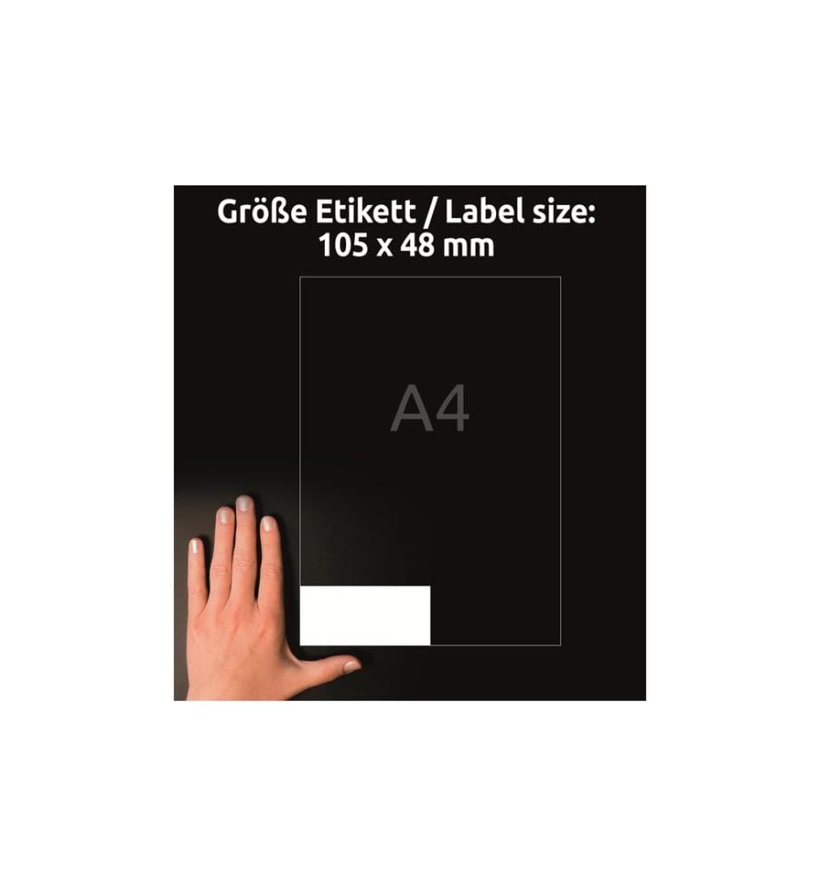 AVERY - Zweckform Étiquettes universelles 3424 105 x 48 mm, 10 feuille