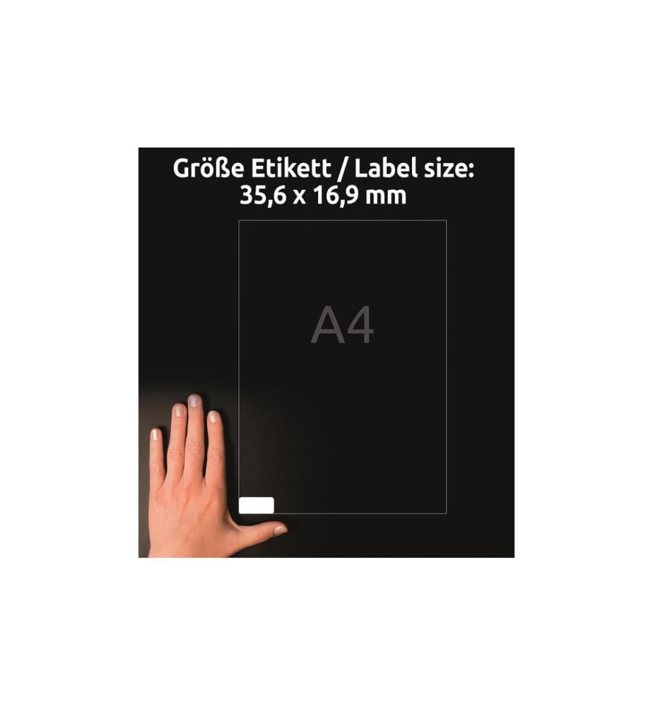 AVERY - Zweckform Étiquettes universelles L4732REV 35.6 x 16.9 mm, 10 feuille