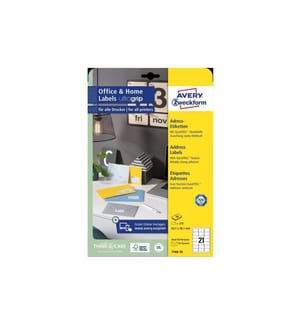 AVERY - Zweckform Étiquettes d'information Set Ø 63.5 x 38.1 mm, 10 fiches