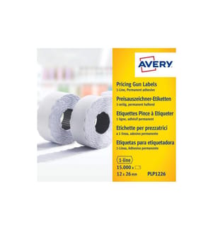 AVERY - Zweckform Étiquette de prix Permanent 26 x 12 mm, 15000 pièces