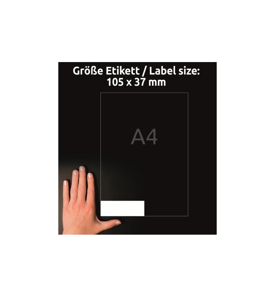AVERY - Zweckform Étiquettes universelles 3484 105 x 37 mm, 220 feuille