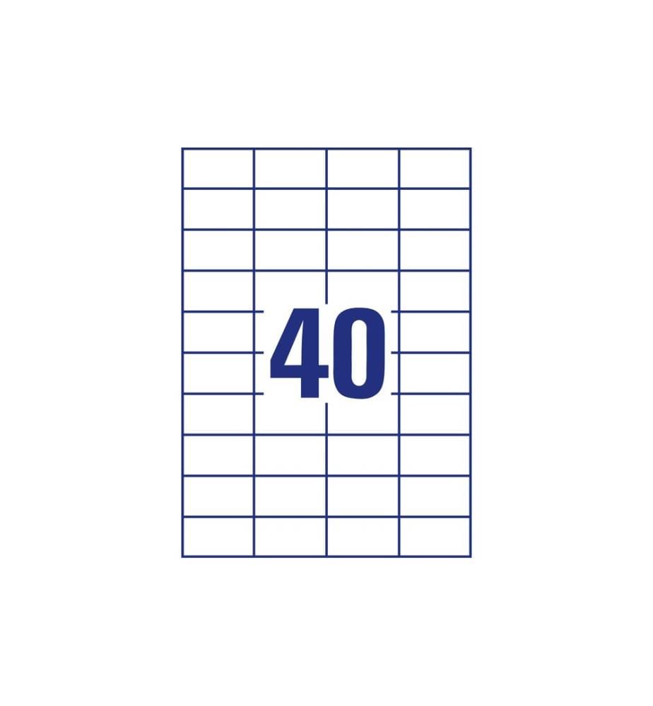 AVERY - Zweckform Étiquettes universelles 3651 52.5 x 29.7 mm, 220 feuille