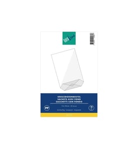 Büroline Sac transparent 11.5 x 19 cm, 10 pièces, Transparent