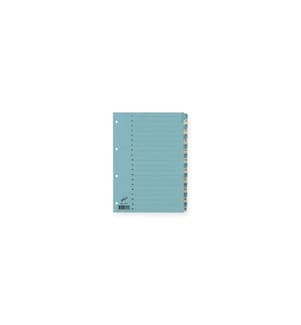 Büroline Registre A4, 1 rangée, 20 onglets Bleu/Beige