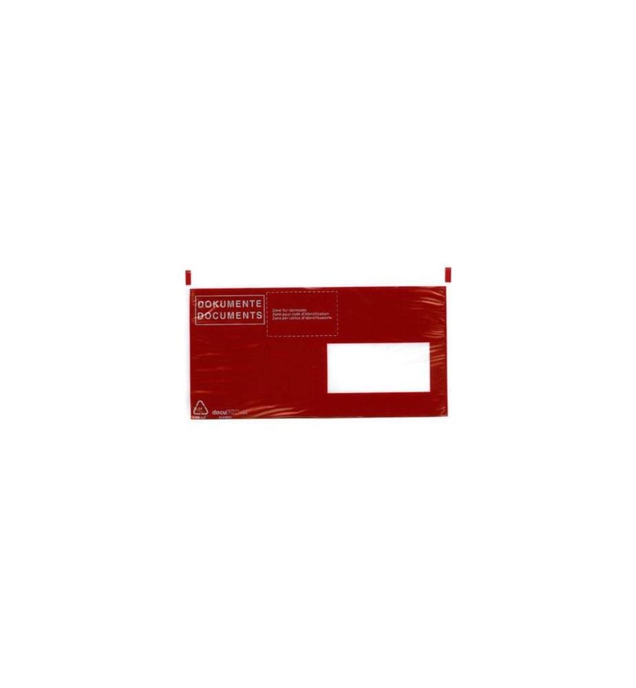 Büroline Pochette pour documents C6/5 Rouge, 250 pièces