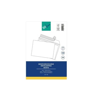 Büroline Couvert C4 Blister Weiss, 10 Stück