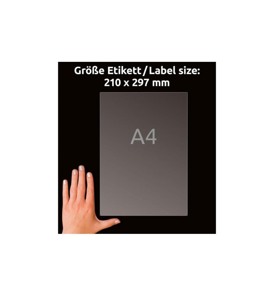 AVERY - Zweckform Étiquettes d'adresse 210 x 297 mm, 25 feuille