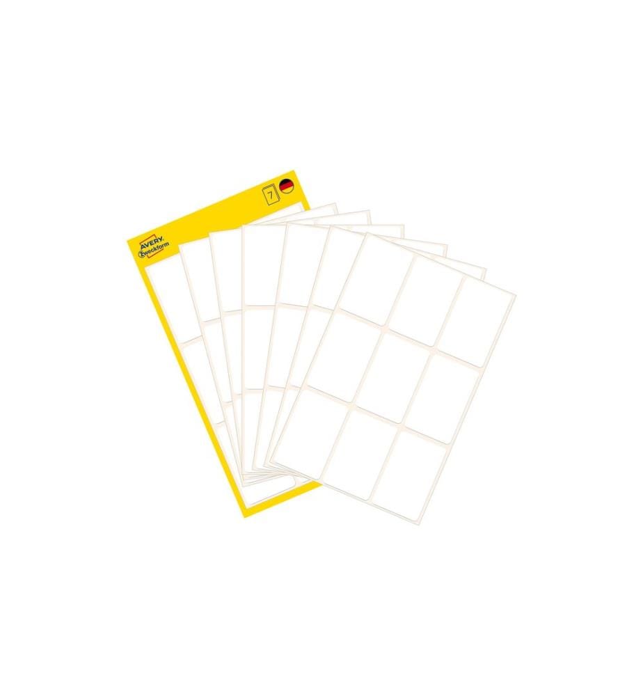 AVERY - Zweckform Étiquettes multi-usage 38 x 24 mm, 7 feuille