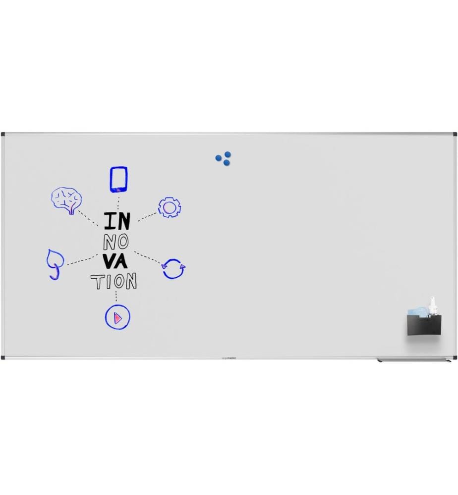 Legamaster - Tableau blanc magnétique Unite 90 cm x 180 cm, Blanc