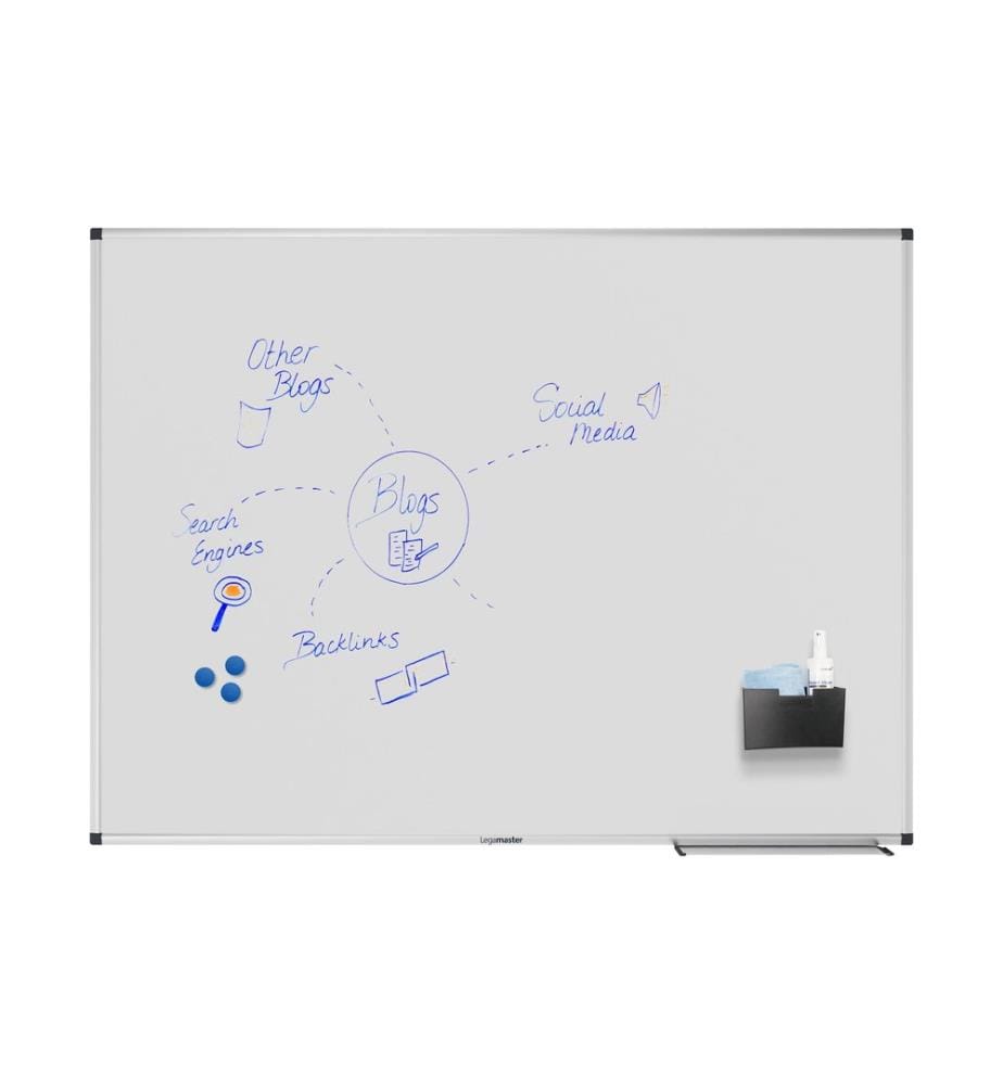 Legamaster - Tableau blanc magnétique Unite Plus 90 cm x 120 cm, Blanc