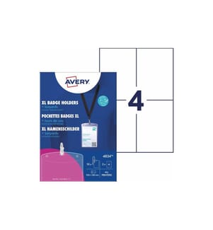 AVERY - Zweckform Namensschild mit Textilband 148 x 105 mm, 10 Stück