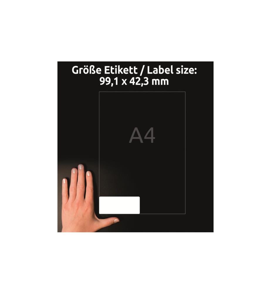AVERY - Zweckform Étiquettes universelles Stick + Lift 99.1 mm, 30 feuille
