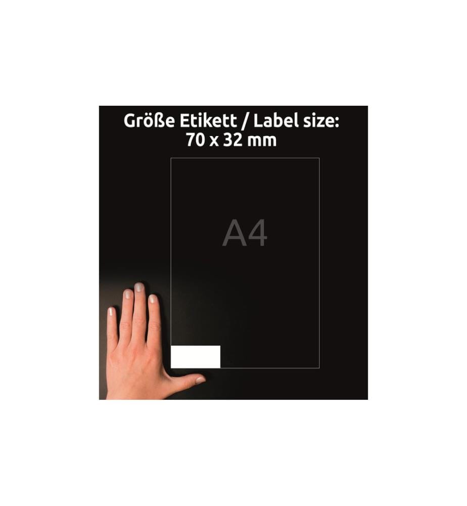 AVERY - Zweckform Étiquettes universelles 3479 70 x 32 mm, 100 feuille