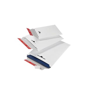 Büromaterial - Versandtasche 17 x 24.5 x 3 cm, 100 Stück, Weiss