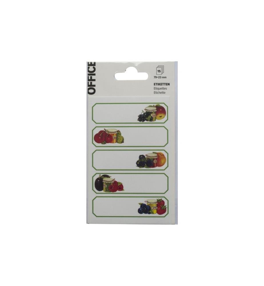 Office - Étiquettes universelles 79 x 23 mm 15 pcs.