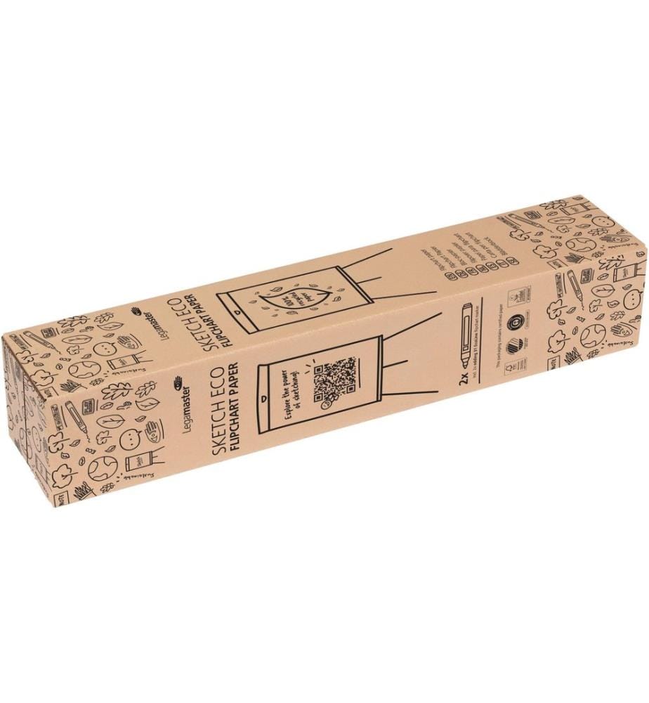 Legamaster - Bloc de papier SKETCH ECO 65 x 98 cm Extra-blanc 5 Pièce/s