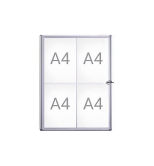 MAUL - Vitrine Extraslim 4 x A4