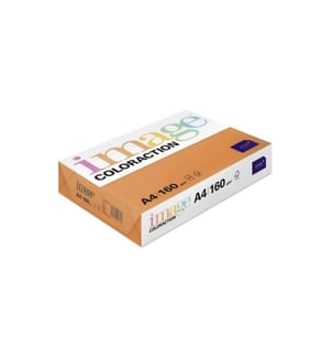 Image - Papier pour photocopie Image - Coloraction 160 gm2 A4, Orange, 250 feuillets