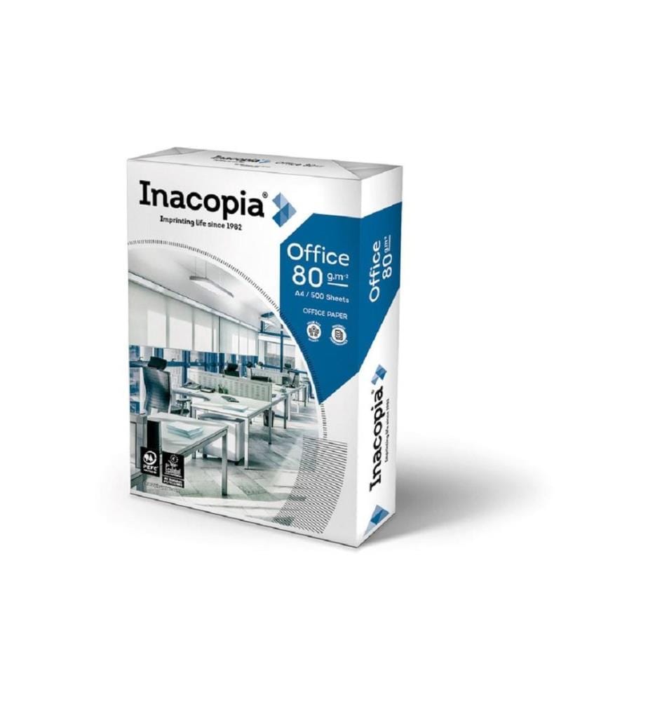 Papyrus - Papier pour photocopie Inacopia Office A4, Blanc, 80 g/m²,100000 Blatt