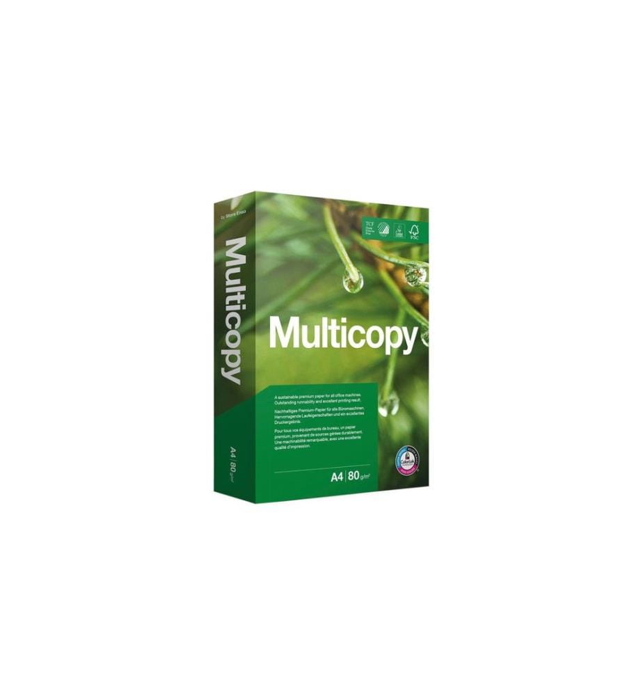 Multicopy - Papier pour photocopie A4, Blanc, 80 g/m², 2500 Feuille