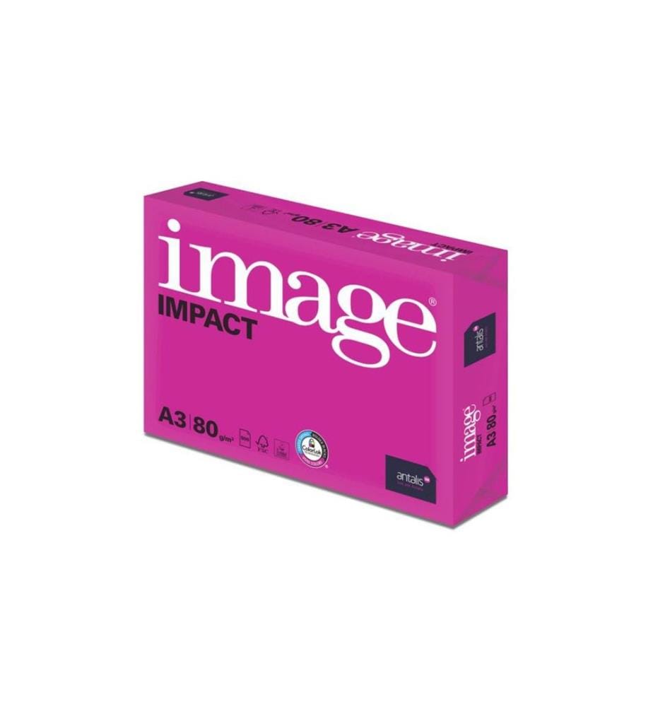 Image - Papier pour photocopie Image - Impact A3 Blanc haut 80 g/m², 500 feuilles