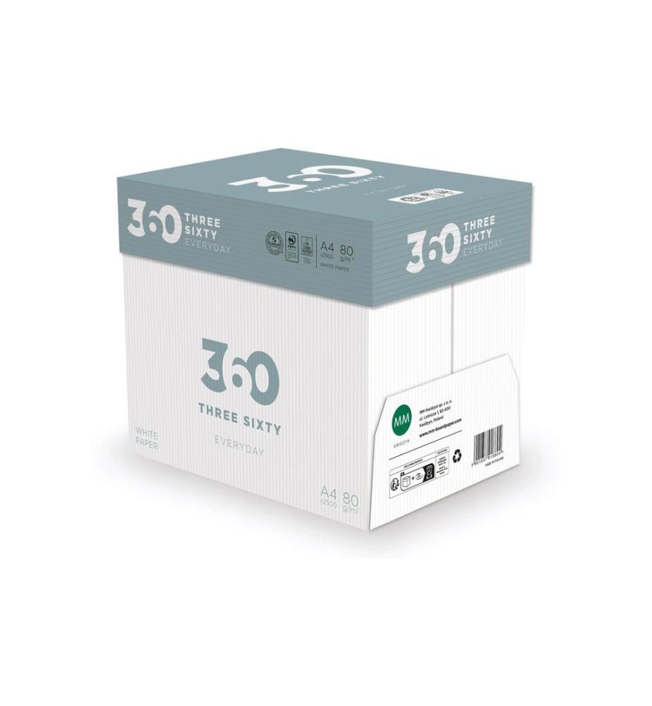 360 - Papier pour photocopie Everyday A4, Blanc, 80 g/m², 1 palette