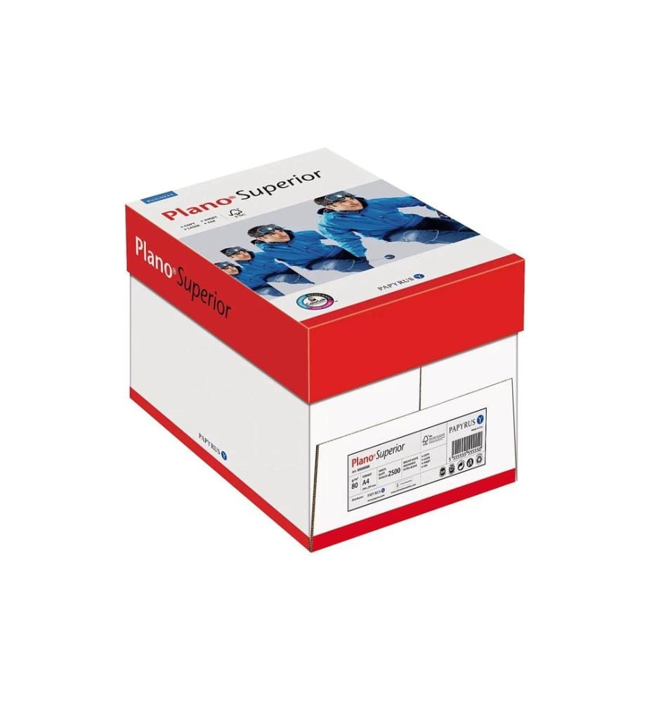 Plano - Papier pour photocopie Superior A4, Blanc, 80 g/m²,2500 Blatt