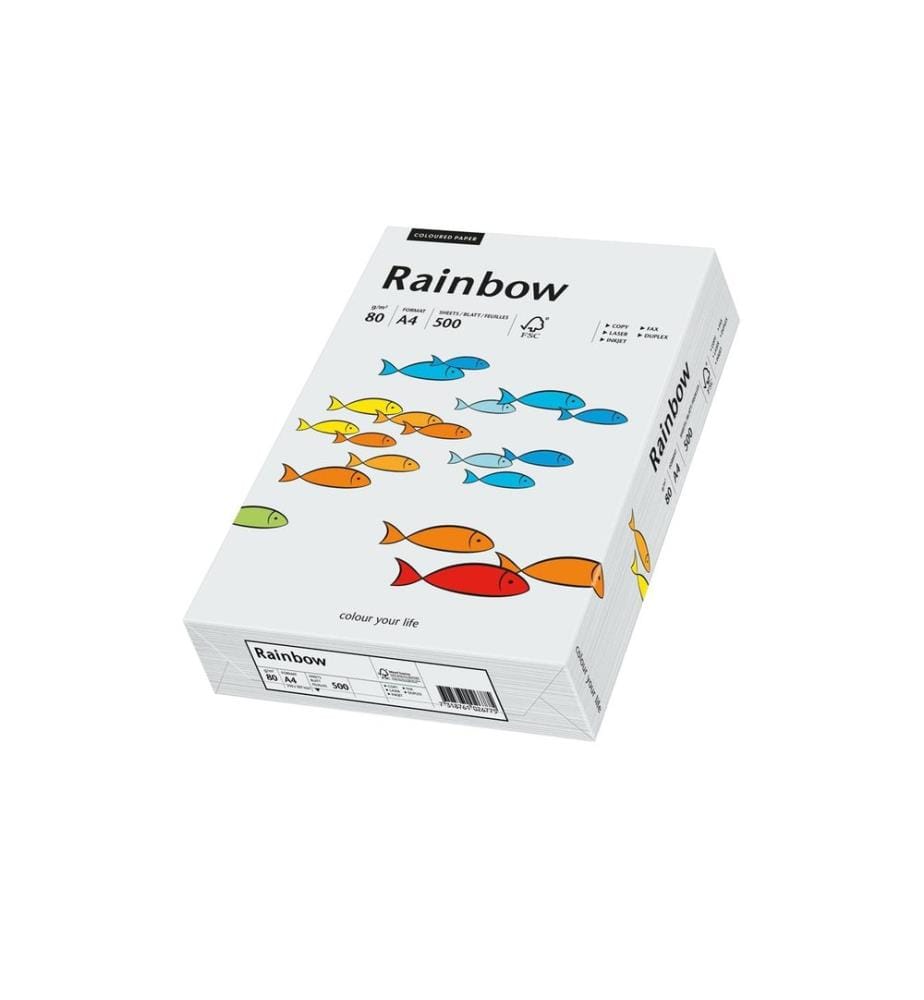 Rainbow - Papier pour photocopie Rainbow - 80 g/m² A4, Gris clair