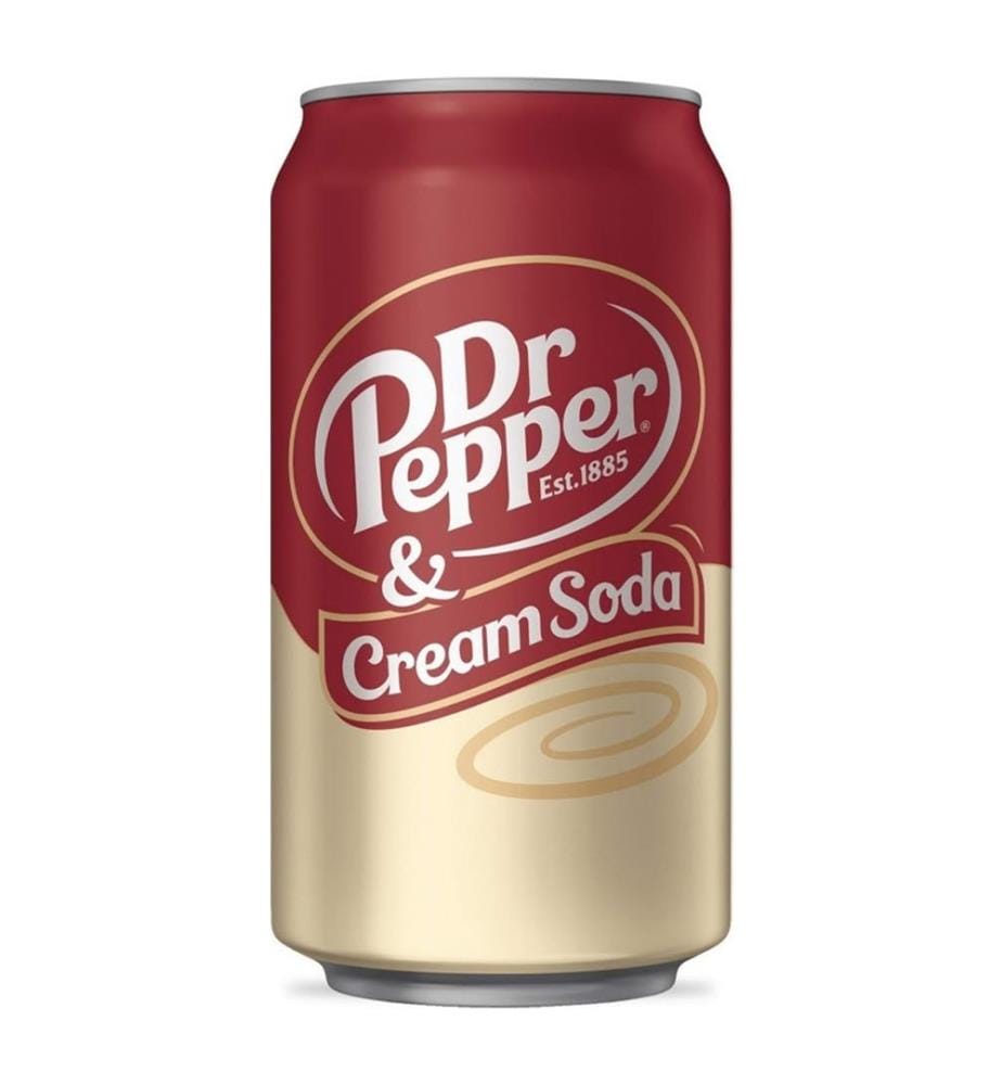 12 x Dr Pepper Cream Soda USA - 355ml