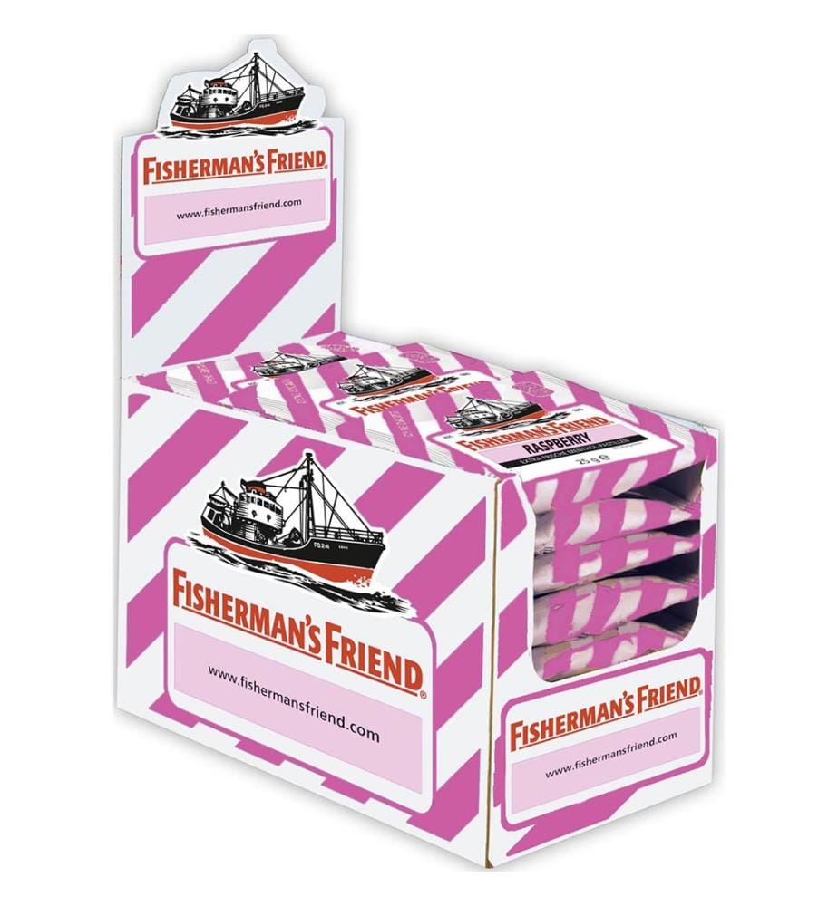24x Fisherman's Friend Raspberry Beutel ohne Zucker - 25g
