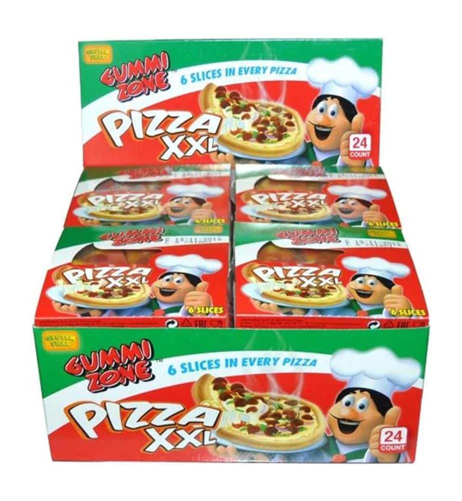 24 x XXL Gummi Zone Pizza Bonbons - 21g