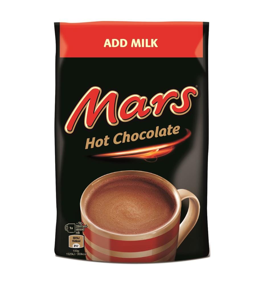 6 x Heisse Schokolade in Pulverform Mars - 140g