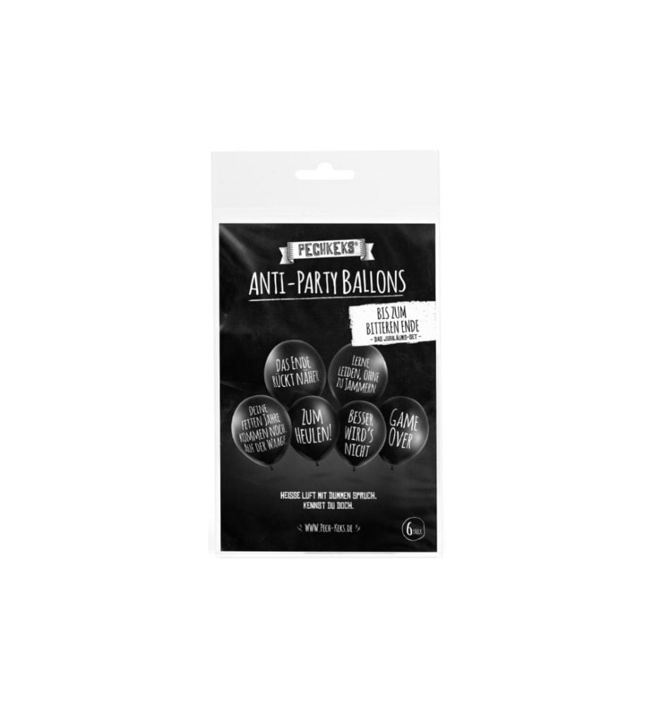 PECHKEKS - Ballon de baudruche Bis zum bitteren Ende Noir